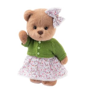 green clothing Teddy bear