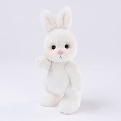 Small cream stuffed bunny